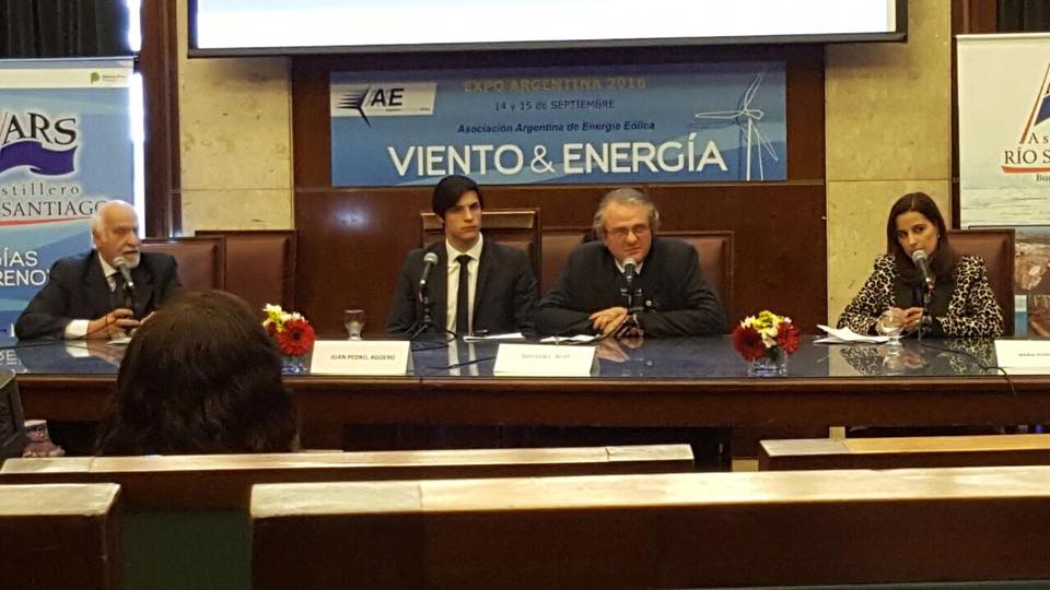 Expositora en el Congreso sobre “Viento y Energía”