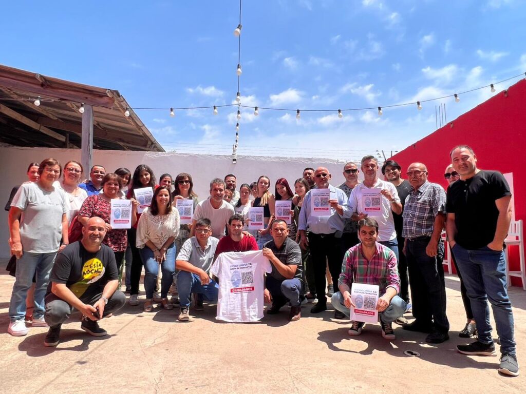 Junto a los jóvenes de Juntos por el Cambio del departamento Ischilín debatiendo sobre el proyecto de Ficha Limpia