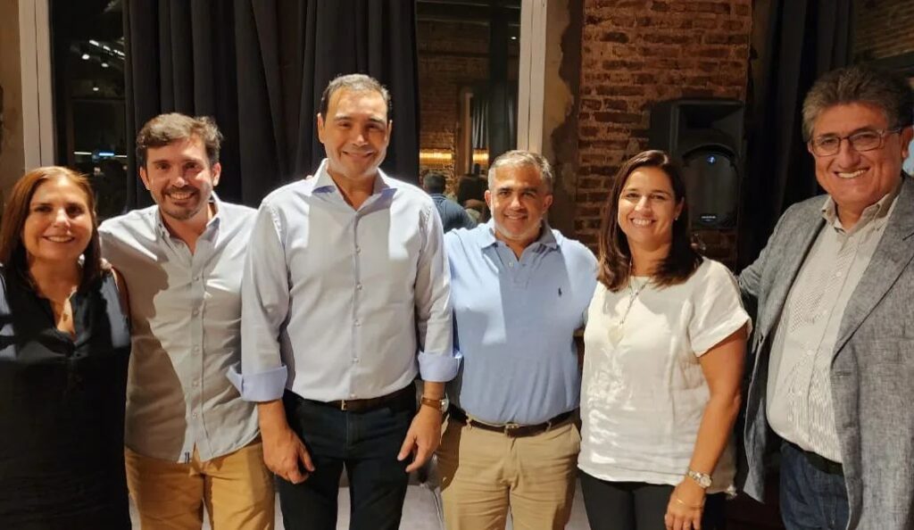 Junto al Gobernador de Corrientes en un encuentro de radicales