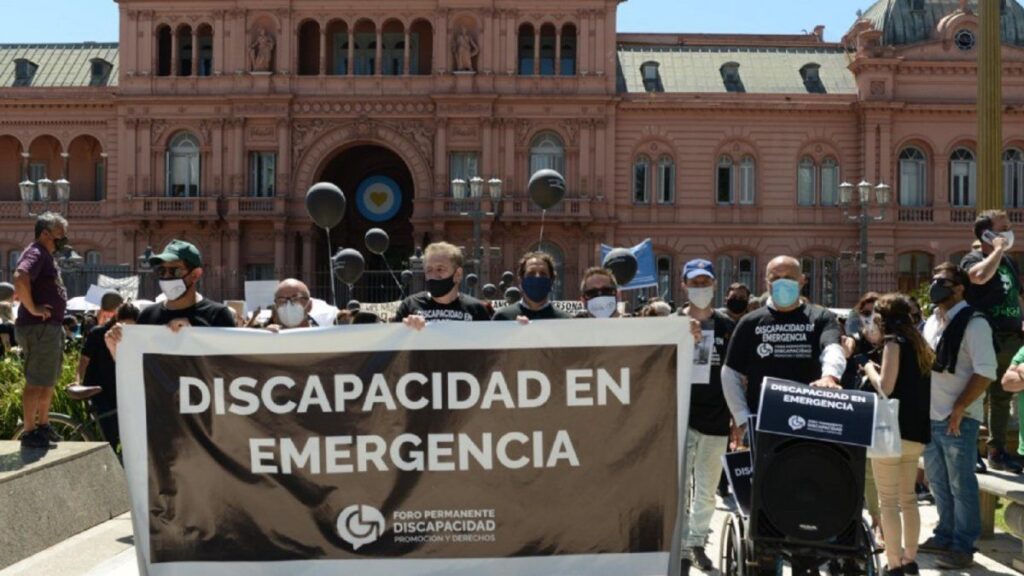 Pedido al gobierno nacional para que se ocupe del sector que atiende la discapacidad.