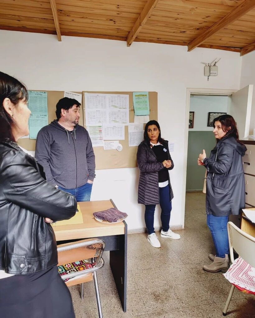 Visita a la localidad de La Cesira en el departamento Roque Sánz Peña